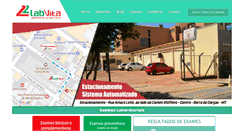 Desktop Screenshot of labvitabarra.com.br